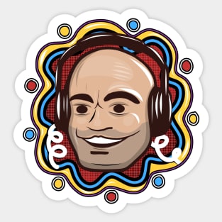 Not Your Average Joe - Joe Rogan Illustration (White) Sticker